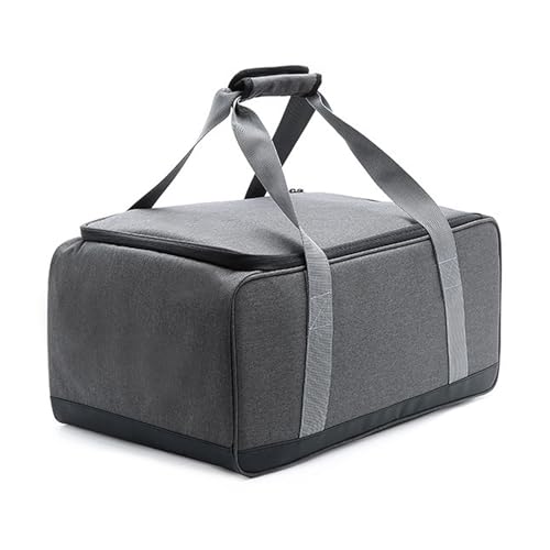 YUYTE Camping Cooking Utensils Set Bag, Camping Storage Bag with Movable Partitions for Campers and Backpackers, for Travel, Picnics, Camping, BBQs (M)
