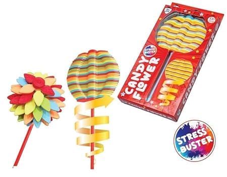 Lavilok Spin Candy Flower Rotating Lollipop Magic Lollipop Tree Stress Relief Toys Rattle (Multicolor)_F20 1