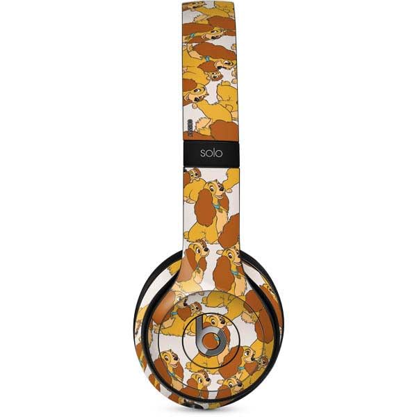 Skinit Decal Audio Skin Compatible with Beats Solo 2 Wired - Officially Licensed Disney Lady & The Tramp Lady Pattern Design