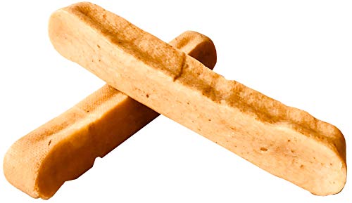 Snow Hill Yak Milk Dog Chews Himalayan Golden Dry Yak Cheese Monster 8.5" To 9.5" Long - Grade A Quality, Natural, Healthy Safe for Dogs, Odorless Treat Snack, Keep Dogs Busy Enjoying, Indoor Outdoor