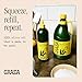 Graza Frizzle High Heat Cooking Oil - High Polyphenol Oil with a Neutral Flavor in a Squeeze Bottle for Frying, Baking & Grilling - Cooking Oil Made from 100% Olives- 25.3 Fl Oz (750ml)