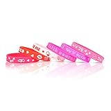 Elevar Efecto de Atuendo: esta pulsera de silicona para fitness tiene un diseño simple y un estilo generoso, que es muy adecuado para el uso diario para elevar el efecto del atuendo. Estas pulseras tienen 6 colores, que ustedes pueden combinar las pulseras a su gusto. Además, los colores vivos de la pulsera pueden traerles humores relajados y alegres.