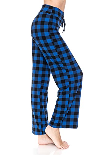 Image of Leggings Depot Women's Wide Leg Drawstring Pajama Pants for Lounge, Sleep