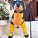 Dog Waterproof Leggings with Boots - Windproof & Anti - Dirty Pet Foot Covers for Small to Large Dogs(M)