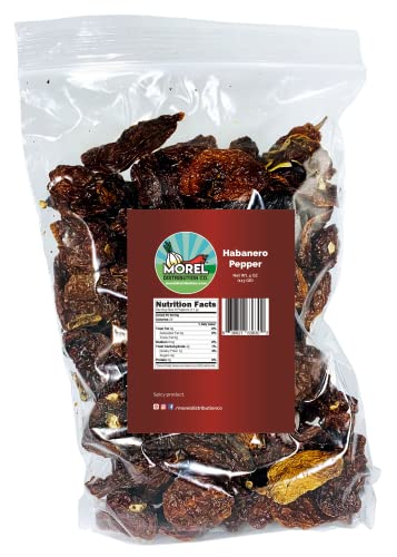 Dried Habanero Pepper (Chile Habanero) Weights: 1 Oz, 4 Oz, 8 Oz,1 Lb, 2 Lbs, 5 Lbs, and 10 Lbs! (4 Oz)