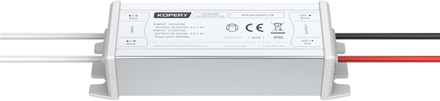 Led Driver Non-Isolated Low Voltage Driver floodlight Constant Current Power Supply Waterproof Non-Flicker -Aluminum S50W