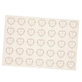 MUCKLILY 1Stück Antihaft Silikon Backmatte aus Glasfaser Hochtemperaturbeständig und Wiederverwendbar für Zubereitung von Macarons und Grillgerichten Zufällig