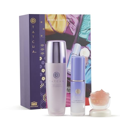 Tatcha Protect and Prime Trio | Liquid Silk Canvas, Mini Dewy Ski...