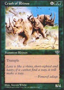 Magic The Gathering - Crash of Rhinos - Mirage