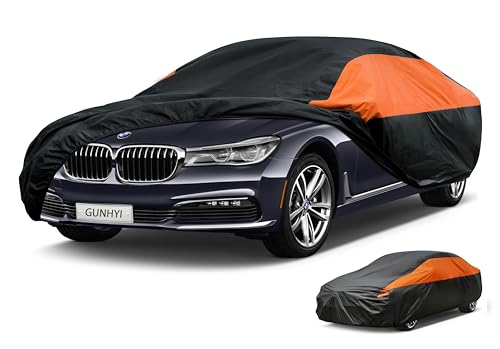 Image of GUNHYI BMW Car Cover Custom Fit BMW 2 Series (F22 /F23 G42 F87 218i 220i 228i 230i 235i 240i) Waterproof All Weather, Lightweight Full Exterior Cover Outdoor Sun UV Rain Dust Snow Wind Protection.