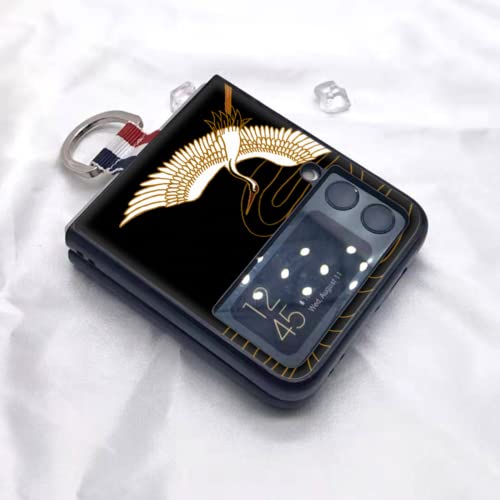 Capa Para Samsung Galaxy Z Flip 4, Capa De Couro Flip4 Leve E Resistente A Choques, Capa Graffiti Fl