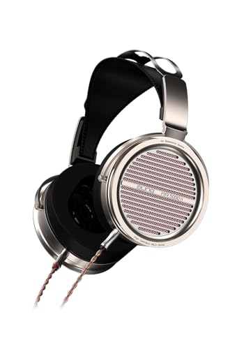 Aune AR5000MK2 Full-Size Open-Back Headphones with MLD Driver, Dynamic Driver, Detachable Cable, Interchangeable Plug Cable, Over-Ear Hi-Res Audiophile Headphones for HiFi System, Home Audio, DAP