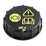 Xiciki Brake Fluid Cap Replacement, Car Brake Fluid Reservoir Cap, Anti-Spill Cap Compatible with Ford Focus, Chrysler, Galaxy, Mondeo, C-Max, S-Max, 1831528 BV612162AB