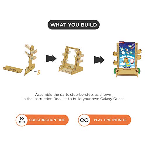 Image of Smartivity Roller Coaster Marble Slide STEM STEAM Educational DIY Building Construction Toy 8+ and Payload Control Galaxy Quest STEM STEAM Educational DIY Building Construction Toy 6+