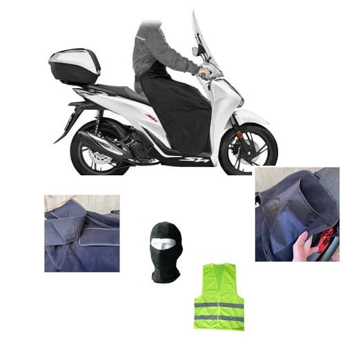 Marchio: CLICCA E VAI COMPATIBILE CON GARELLI VIP 3 50 SUPER COPRIGAMBE PER SCOOTER DA INDOSSARE COPERTA TERMICA IMPERMEABILE IMBOTTITURA INTERNA IN PILE ESTERNO IN NYLON PARANNANZA