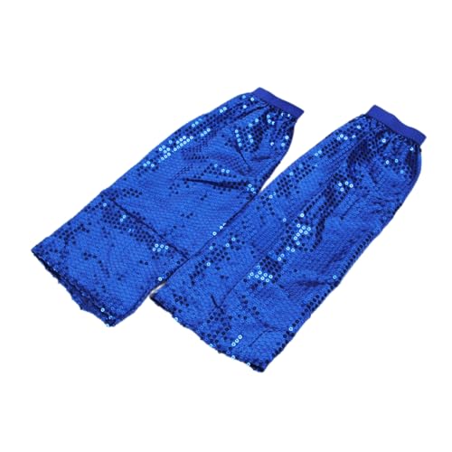 Image of Sequins Leg Warmers Sparkle Leg Sleeves 80 Leg Socks for Women Girls Leg Gifts Red