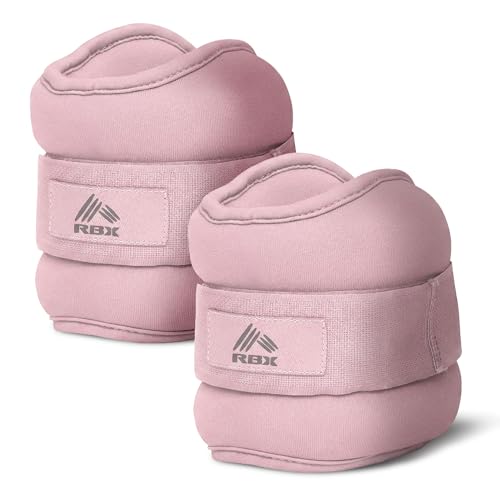 Image of RBX Wrist & Ankle Weights Set, Adjustable Comfort Fit for Training & Toning