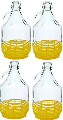 Ballons De Fermentation Avec Bouchon, Tube Et Fermeture Visée, Lot