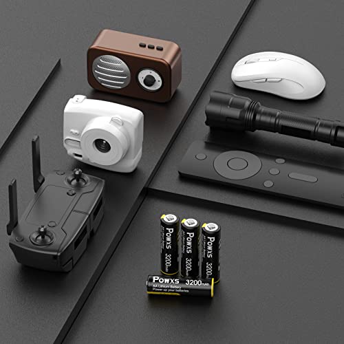 Powxs Aa Lithium Batteries, 8 Pack 1.5V Lithium Iron Double A Batteries 3200Mah Super Capacity For Blink Camera thumb #6