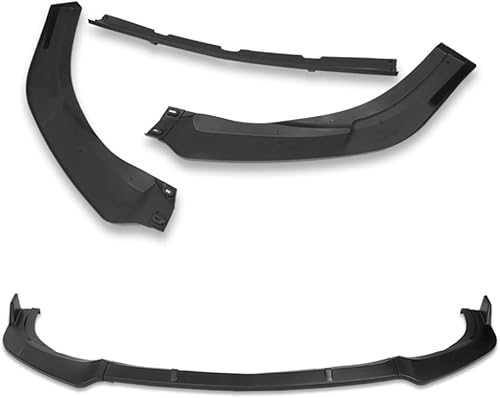 Miniatura 5 de Q1-TECH, borde de parachoques delantero estilo MS compatible con Mazda 3 2010 2011 2012 2013 (no compatible con el modelo MazdaSpeed 3), alerón de