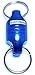 Quick Release Magnetic Keychain | Detachable Key Chain Holder with Strong 7.7 LB Magnet | Pull Apart Key Chain (Blue)
