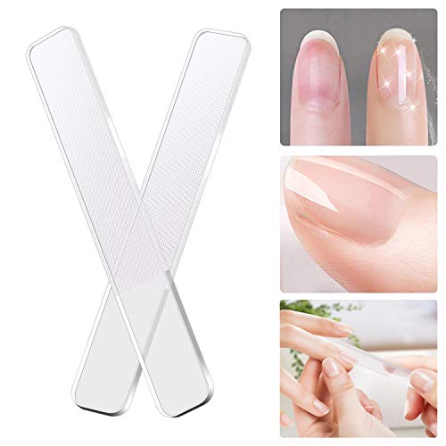 PrettyDiva Glass Nail Shiner - Nano Glass Nail Files Crystal Nail Shine Buffer