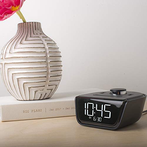 Brandstand | Cubiewink | User Friendly & Convenient Charging Alarm Clock| 1 Usb-A And 1 Usb-C Ports #TOP3