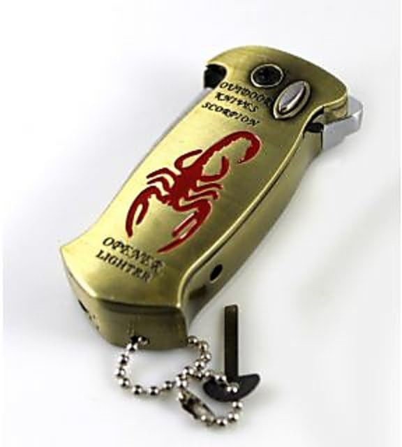 PIA INTERNATIONAL® with Opener Flame Cigarette Lighter -1pc : Amazon.in ...