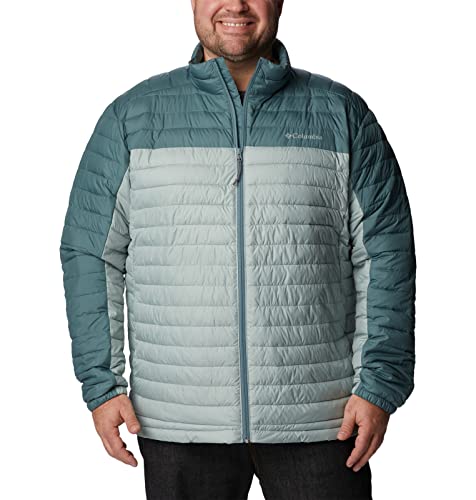 Columbia Men's Silver Falls Jacket, Niagara/Metal, Medium