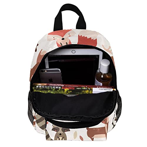 Sac à dos pour garçons et filles petit format multicolore à motifs - 5