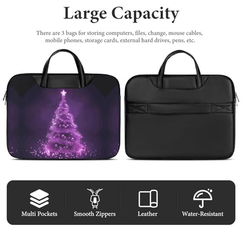 Bolso para portátil 17 pulgadas impermeable morado miniatura 5