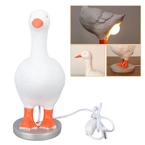 Duck Egg Lamp Creative Resin LED Funny Goose Table Lamp Night Light Bedroom Warm Night Light Decor for Bedroom Study - Image 3