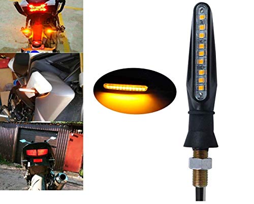 Image of Front & Rear Side Sleek Yellow Indicator Light Set of 4 For Hero Xpulse 200 4V