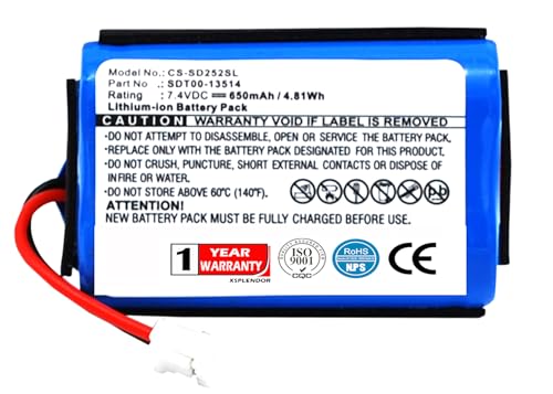 XSP Replacement battery for Sportd0g SD-2525, ProHunter 2525 Transmitter, ST101-SP, SD-2525 ProHunter Transmitter, Transmitter ST101-SP, ProHunter 2525, SD-2525 transmitter PN SDT00-13514, SAC0
