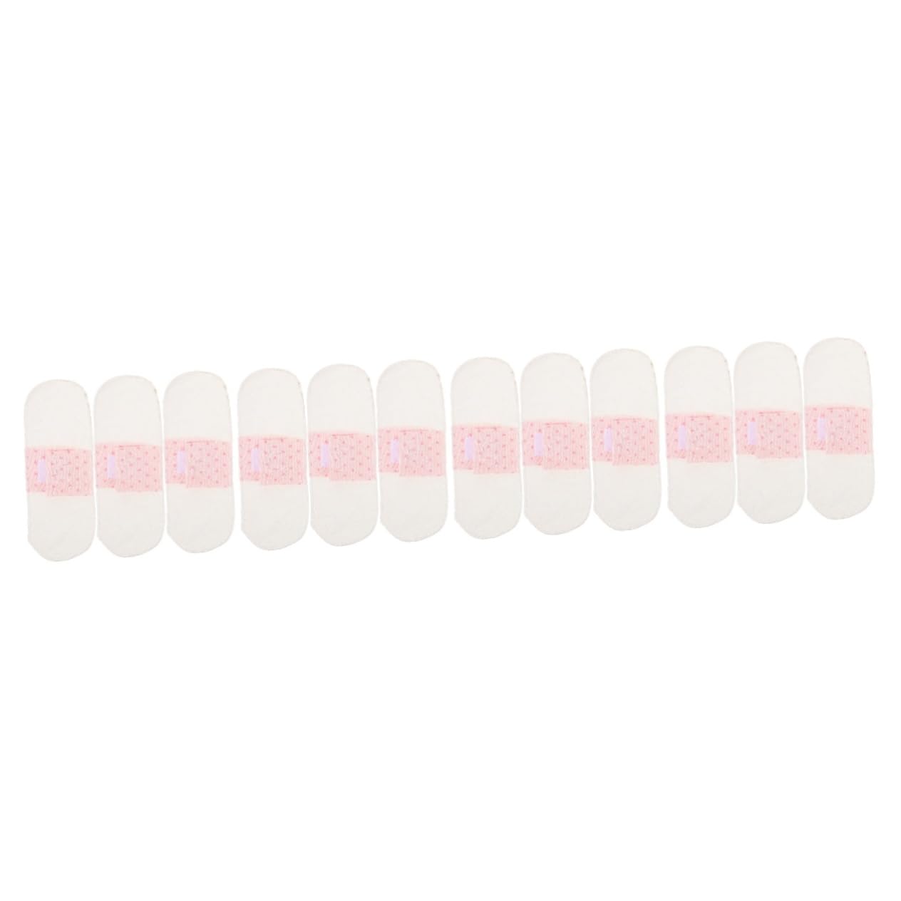 FOMIYES 12piezas Almohadillas Menstruales Reutilizables De Algodón y Absorbente De Impermeables y Lavables Toallas Sanitarias Ecológicas Para Mujeres