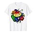 Gay Pride Flower Mesa RPG Juego Dados Juego Amante Camiseta