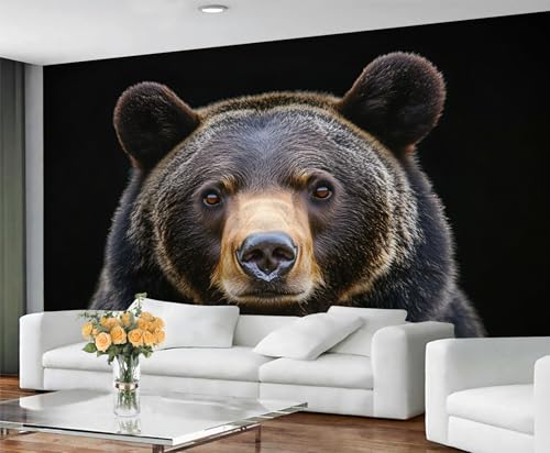 GIVLWF Wallpaper - Bear Home Decor & Mural, Self Adhesive Wallpaper for Living Room, Animal Bears Wall Mural, Cute Animals Bedroom Wall Paper, Peel and Stick GIVLWF Wallpaper - Bear Home Decor & Mural, Self Adhesive Wallpaper for Living Room, Animal Bears Wall Mural, Cute Animals Bedroom Wall Paper, Peel and Stick