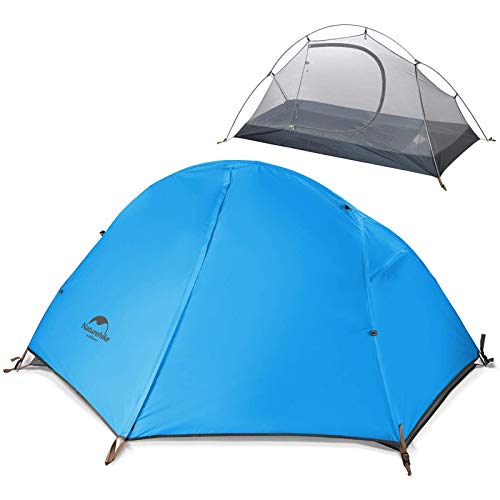 Naturehike 1人用 アウトドア 自立式 テント 二重層 3シーズン サイクリング 自転車旅行 超軽量 防水PU3000以上 キャンピング …