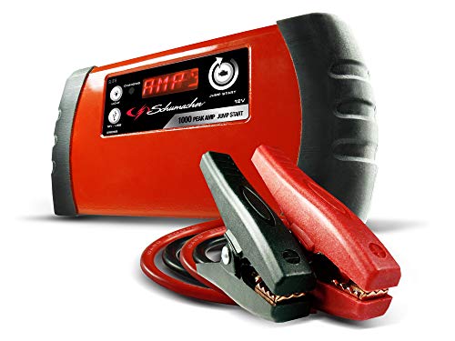 Schumacher SL1316 1000 Peak Amp Lithium Ion Jump Starter with USB Portable Power