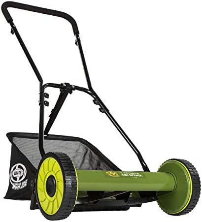 Sun Joe MJ500M Mow Joe 16-Inch Manual Reel Mower with Catcher (Renewed)