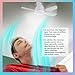 WeeCosy Ceiling Fan with Bluetooth Speaker & RGB Color Changing Lights - 3-in-1 Smart Fan, Remote Control, High Airflow, Premium Sound for Living Room, Bedroom, Patio