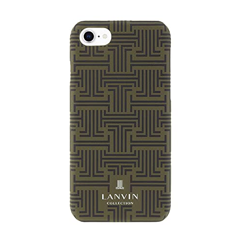 LANVIN COLLECTION - Slim Wrap Case Monogram for iPhone SE 第3世代 / iPhone SE 第2世代 [ Moss Green ]