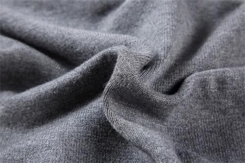 Jegsnoe Men Knitted Turtleneck Sweater Slim Fit Long Sleeve Pullover4