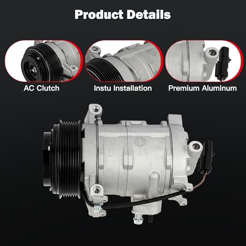 Image of cciyu Air Conditioning Compressor for Jeep Grand Cherokee 3.0L 2007-2010
