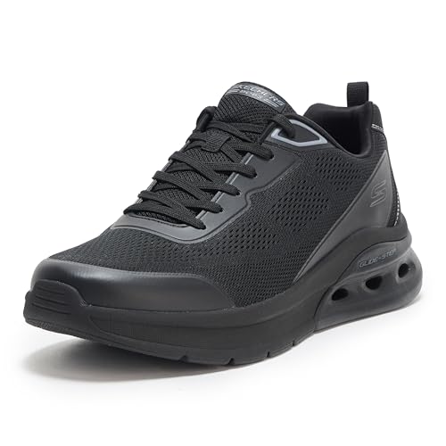 Skechers Men's Bobs Glide Step Arc Waves 2.0-Class Rank Sneaker