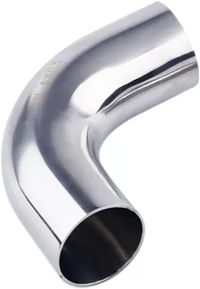 Stainless Steel Cast Pipe Fittings,1pcs 12.7/16/19/25/32/38/45/51/57/6m OD Stainless Steel 304 Elbow, 90 Degree Welding Elbow Pipe Connection Fittings(57 * 2mm)