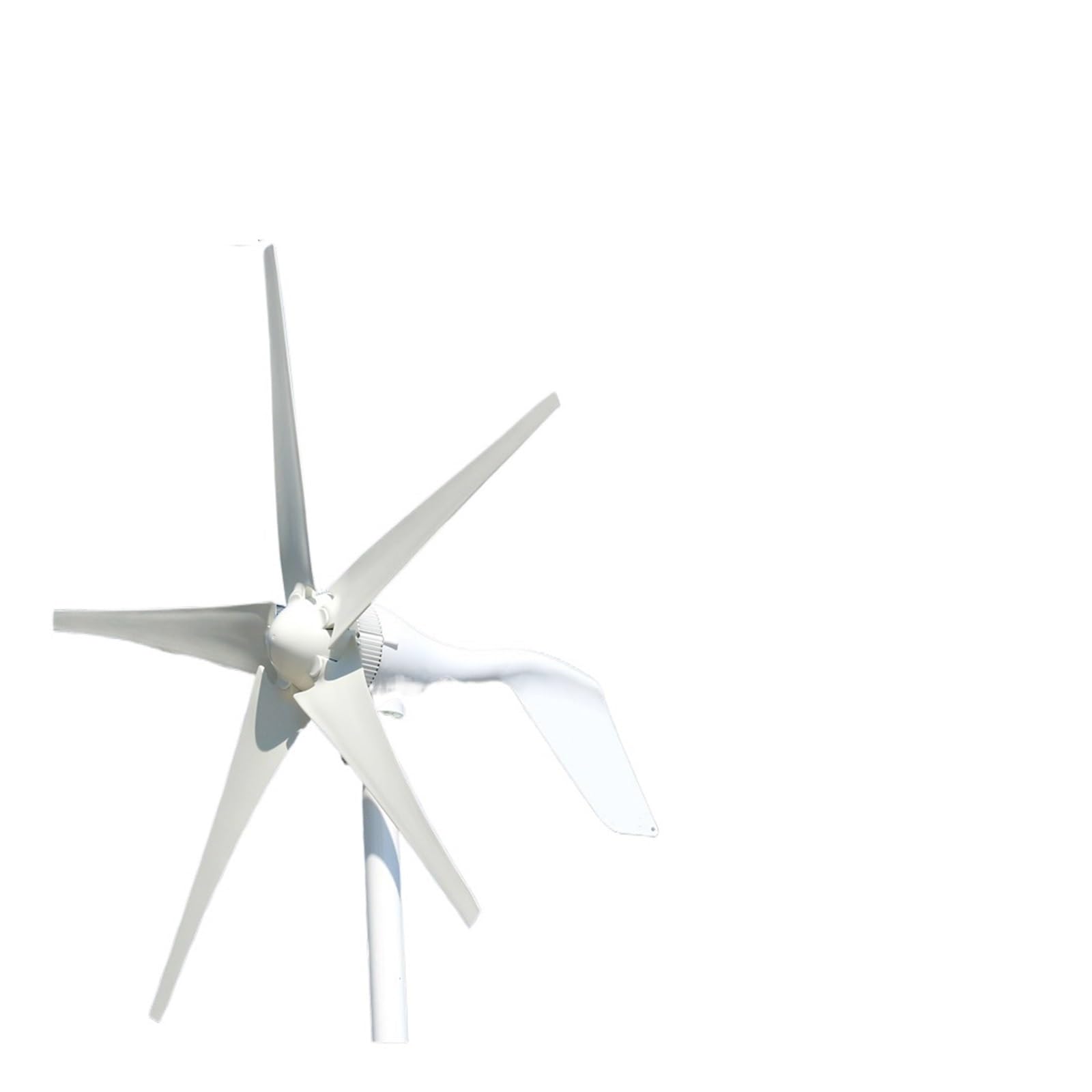 Joliane Bianco Wind Turbine Nerator 400W 600W 12V 24V 48V 5 Blades Small Windmills Wind Power Horizontal For Homeuse For Home Use(Onecolor)