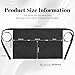 Serrenf 3 Pcs Server Apron with 3 Pockets, aprons for women with pockets, waterproof apron with waitress apron, aprons for men black apron