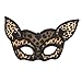 Boland 00188 - Augenmaske Leopard, Tiermaske Wildkatze, Maske für Kostüme, Karneval, Mottoparty und Halloween