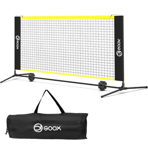 GOOX 6FT Small Mini Pickleball Net Set - Quick Setup Indoor/Outdoor Portable Practice Net...